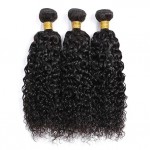 Brazilian Virgin Human Hair Bundles Curly Bundles Natural Black