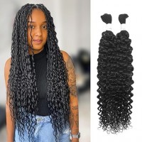 Human Hair for Braiding No Weft  Brazilian Virgin Curly Human Hair Extensions