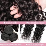 Deep Wave Human Hair Bundles Brazilian Virgin Weave Hair Extension