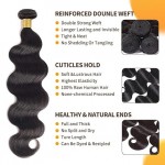 Unprocessed Brazilian Virgin Hair Bundles Body Wave Bundles Human Hair